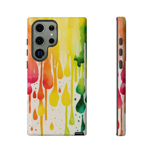 Rainbow Spring Showers - Impact Resistant Phone Case